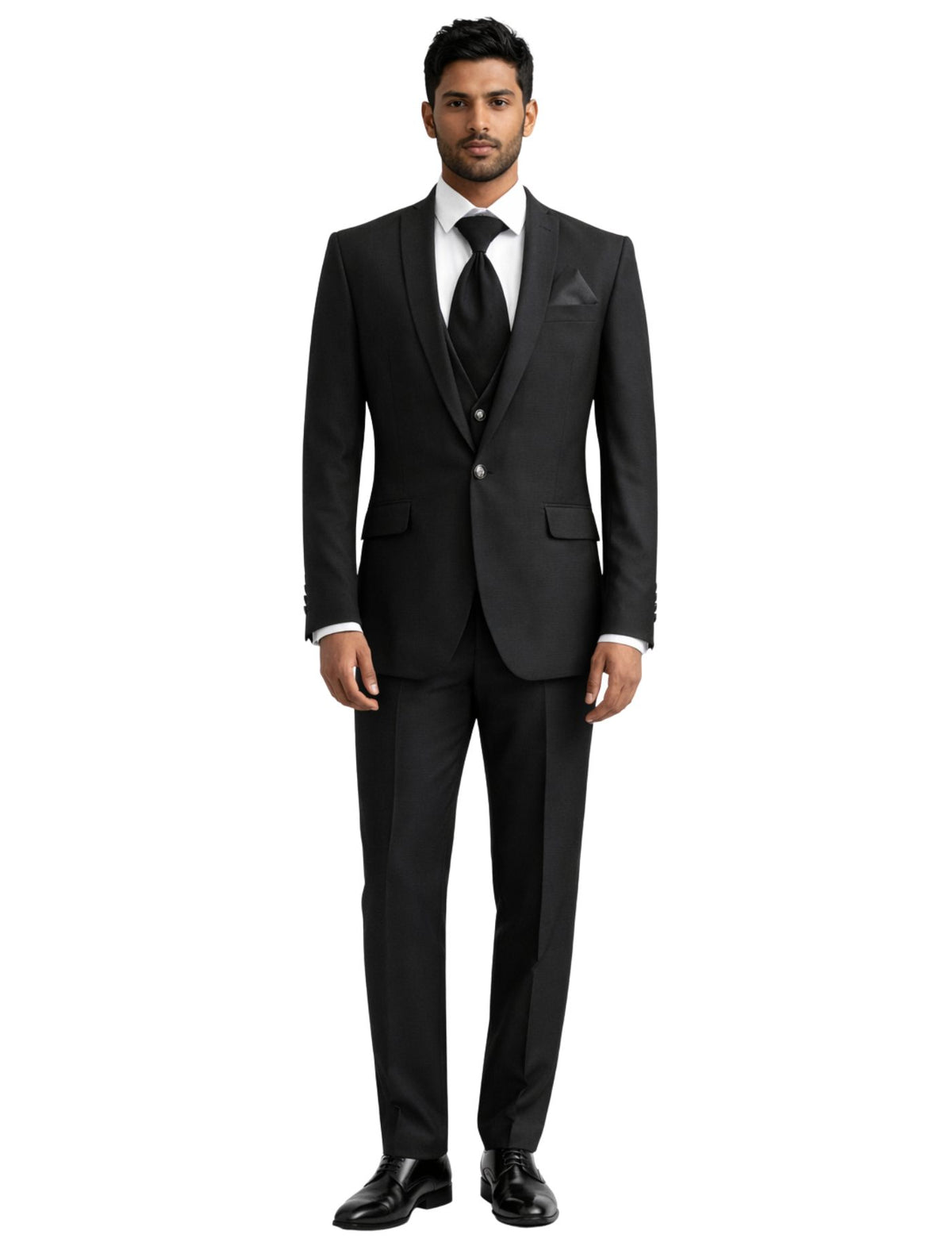 Musculin Men’s Three-Piece Suit + Tie.(FFF)