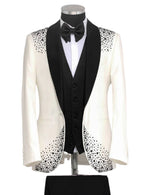 Musculini Men’s Three-Piece Suit+ Bow tie