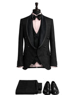 Musculini Men’s Three-Piece Suit + Bow tie