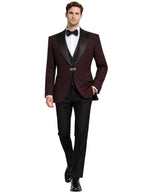 Musculini Men’s Three-Piece Suit + Bow tie