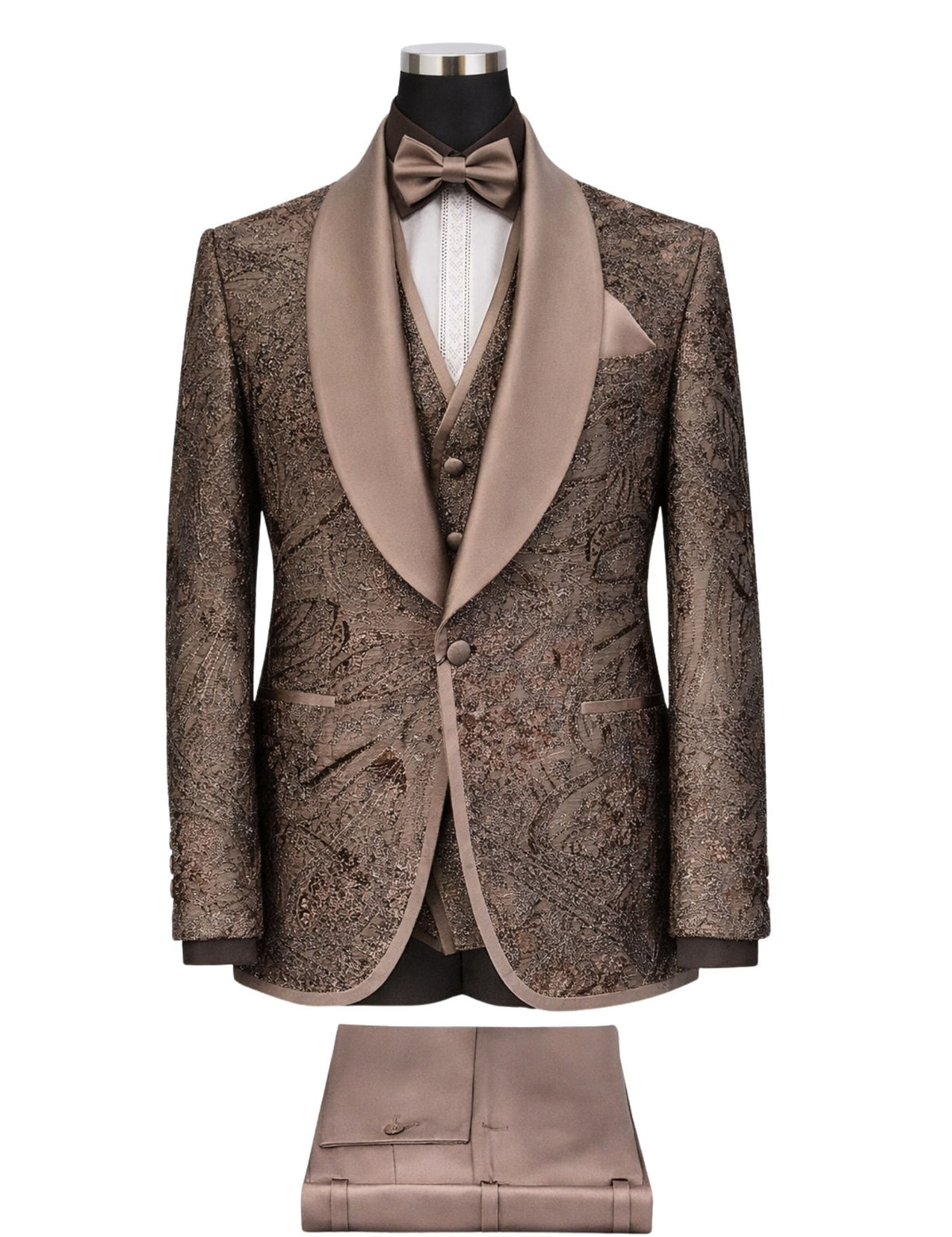 Musculini Three-Piece suit + Bow tie