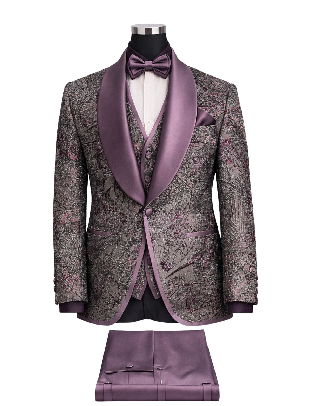 Musculini Three-Piece suit + Bow tie