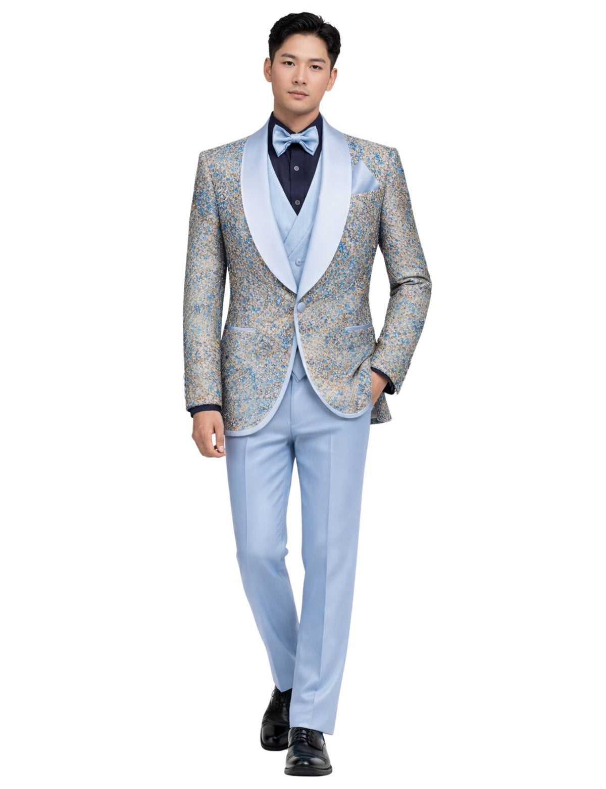 Musculini Three-Piece suit + Bow tie