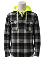 OPEN Shirt with Attached Hood (Layer Look).(FFF)