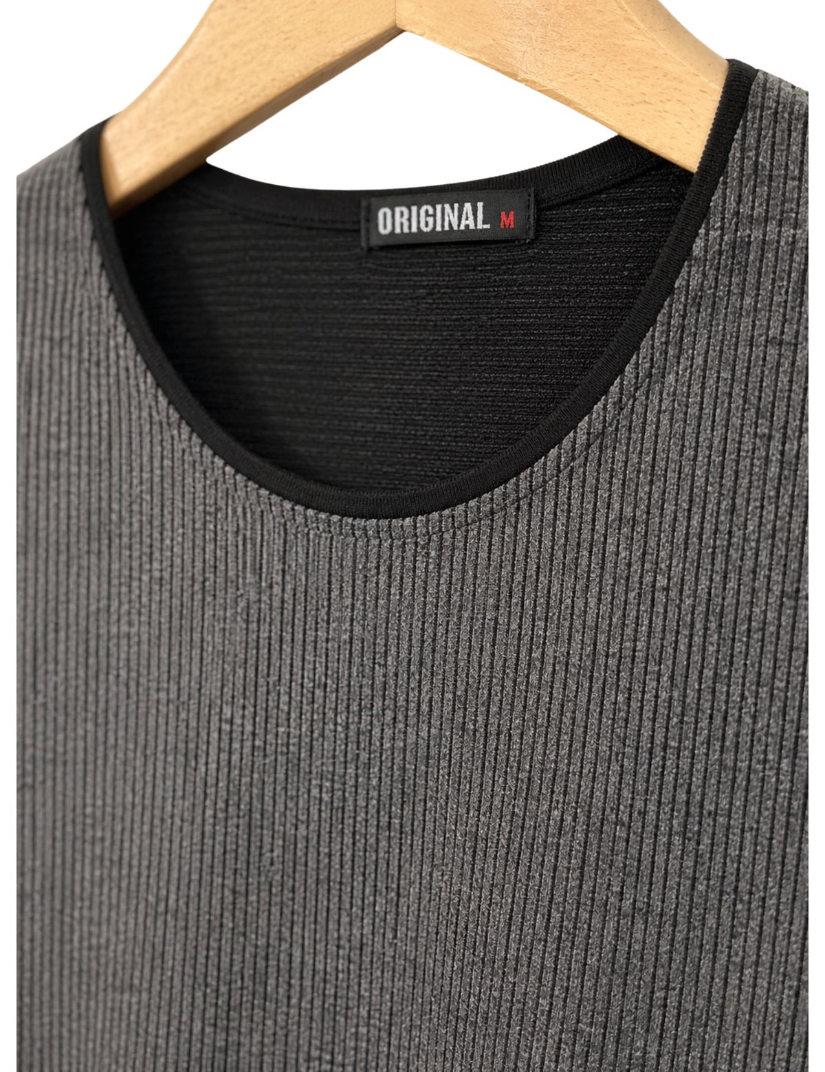 Original Men’s Textured Knit Long Sleeve Pollover.(FFF)