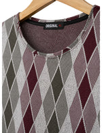Original Men’s Textured Knit Long Sleeve Pollover.(FFF)