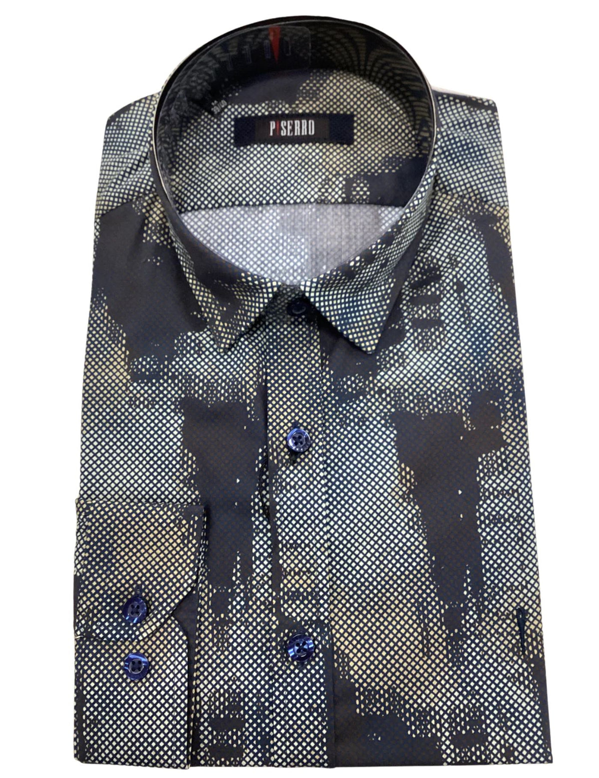 Piserro Men’s Dress Shirt.(FFF)