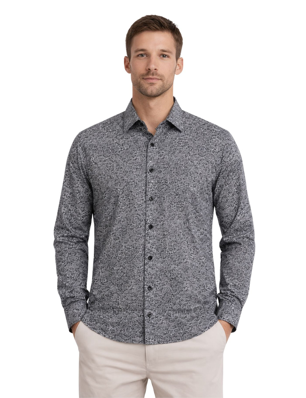 Piserro Men’s Dress Shirt.(FFF)