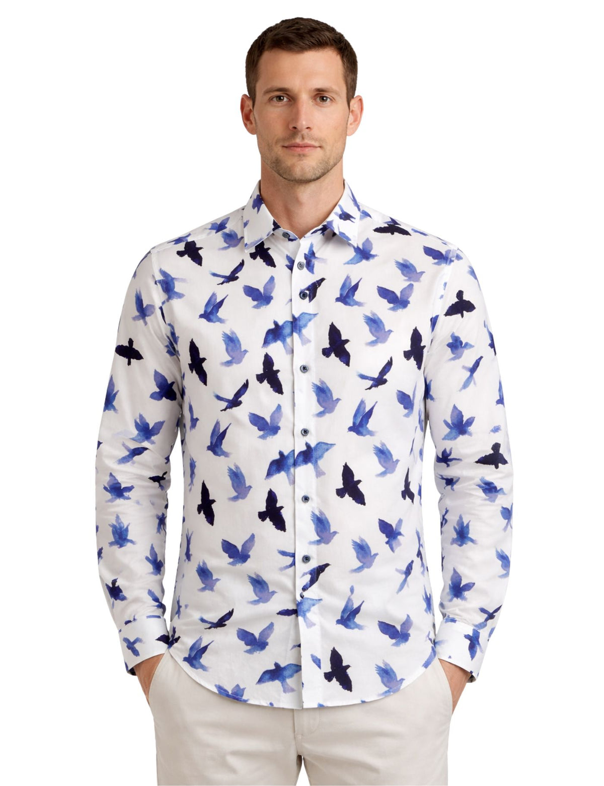 Piserro Men’s Dress Shirt.(FFF)