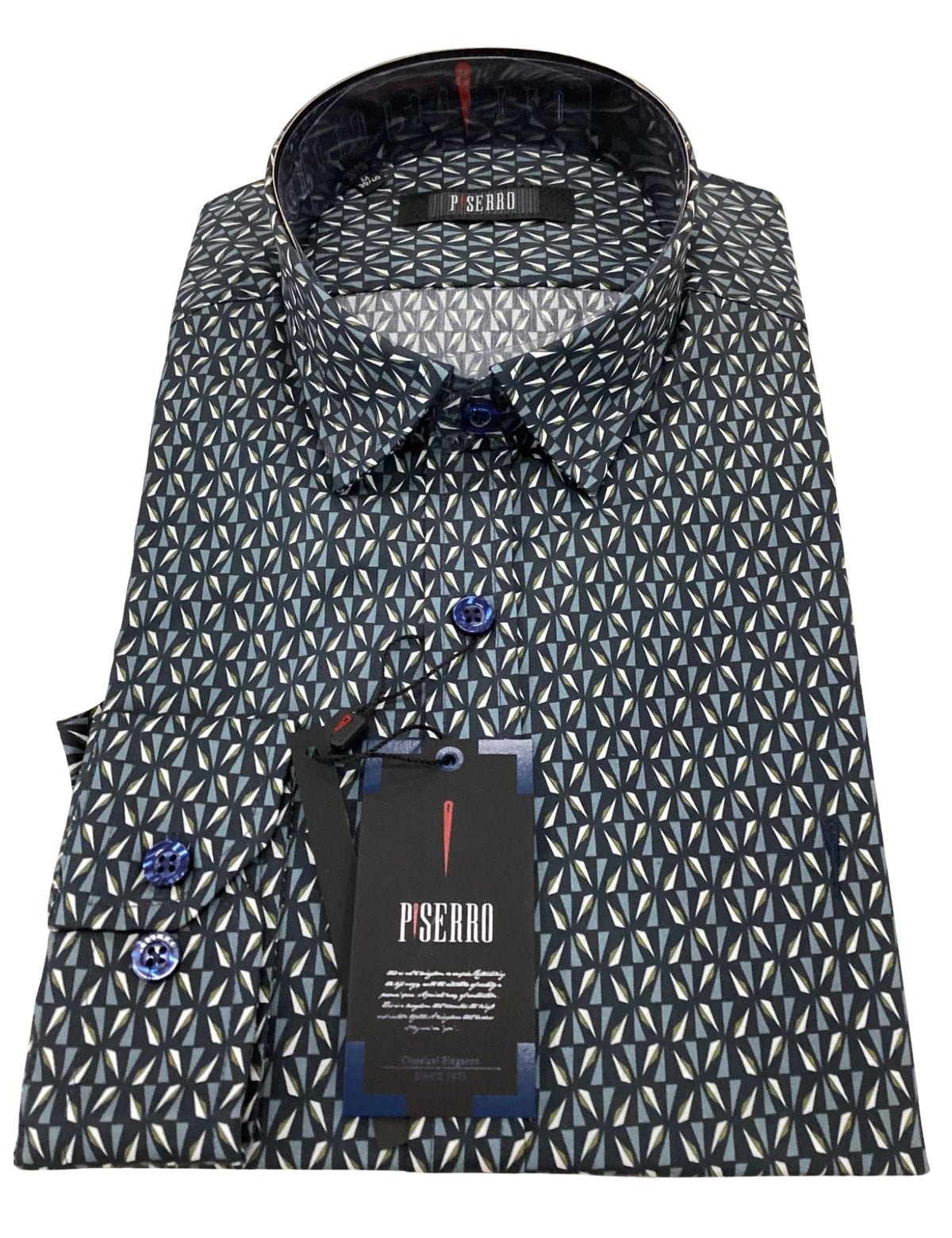 Piserro Men’s Dress Shirt.(FFF)
