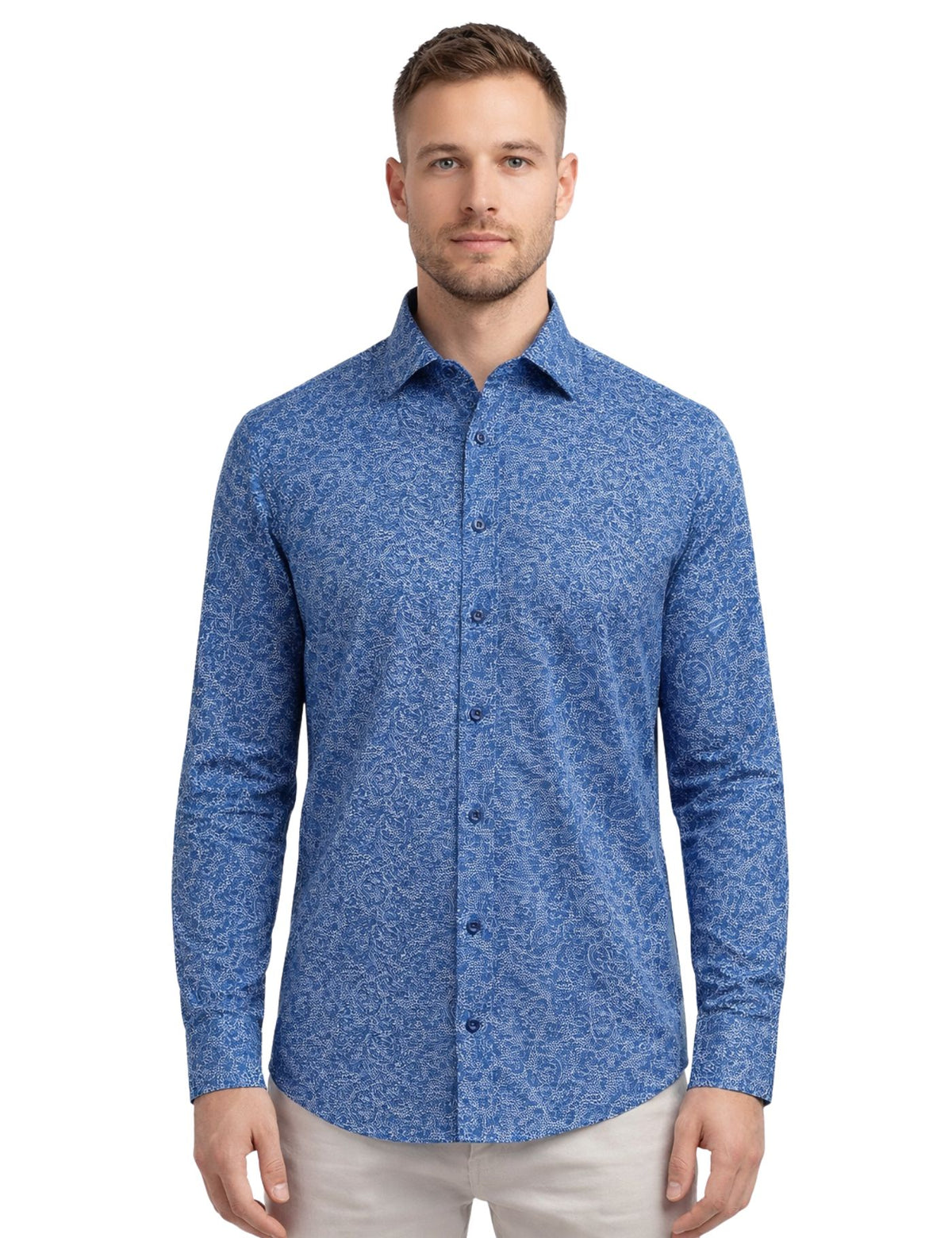 Piserro Men’s Dress Shirt.(FFF)