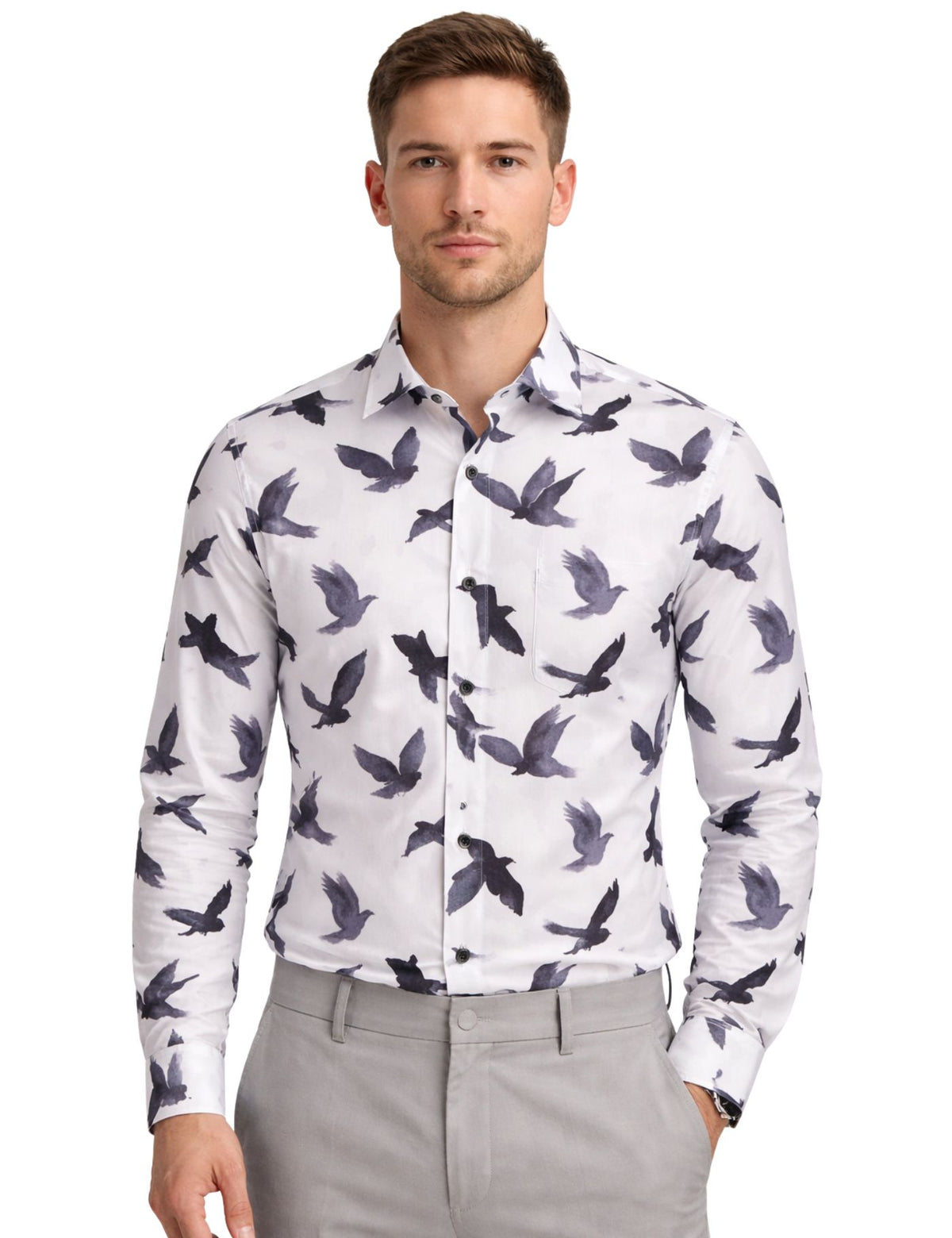 Piserro Men’s Dress Shirt.(FFF)