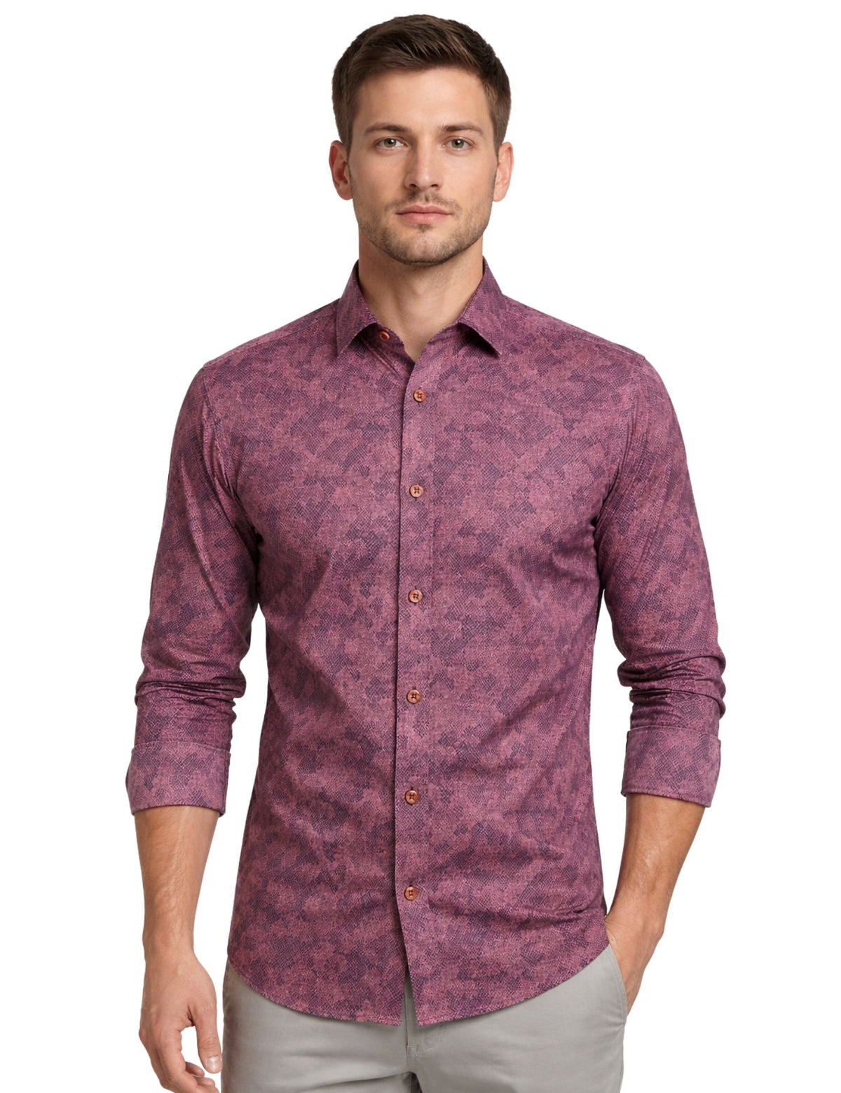 Piserro Men’s Dress Shirt.(FFF)