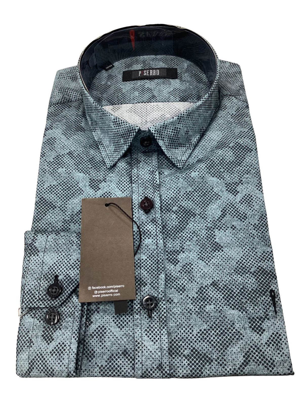 Piserro Men’s Dress Shirt.(FFF)