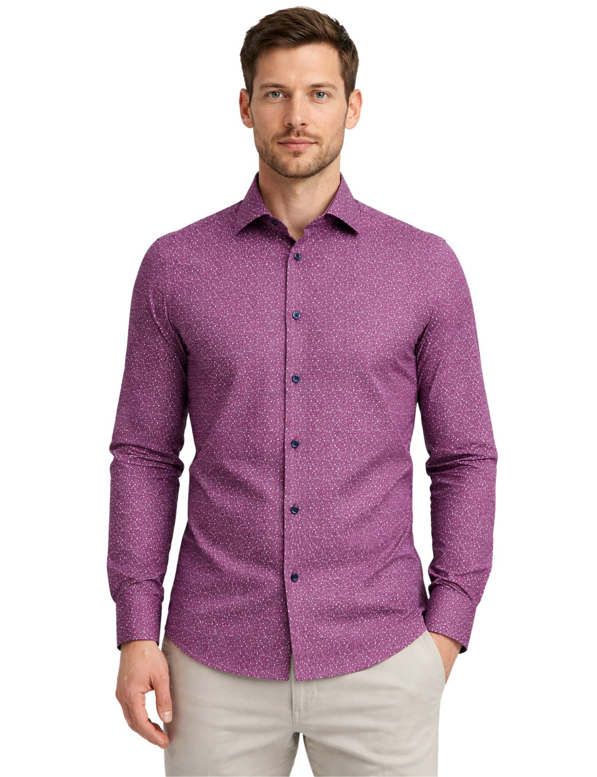 Piserro Men’s Dress Shirt.(FFF)