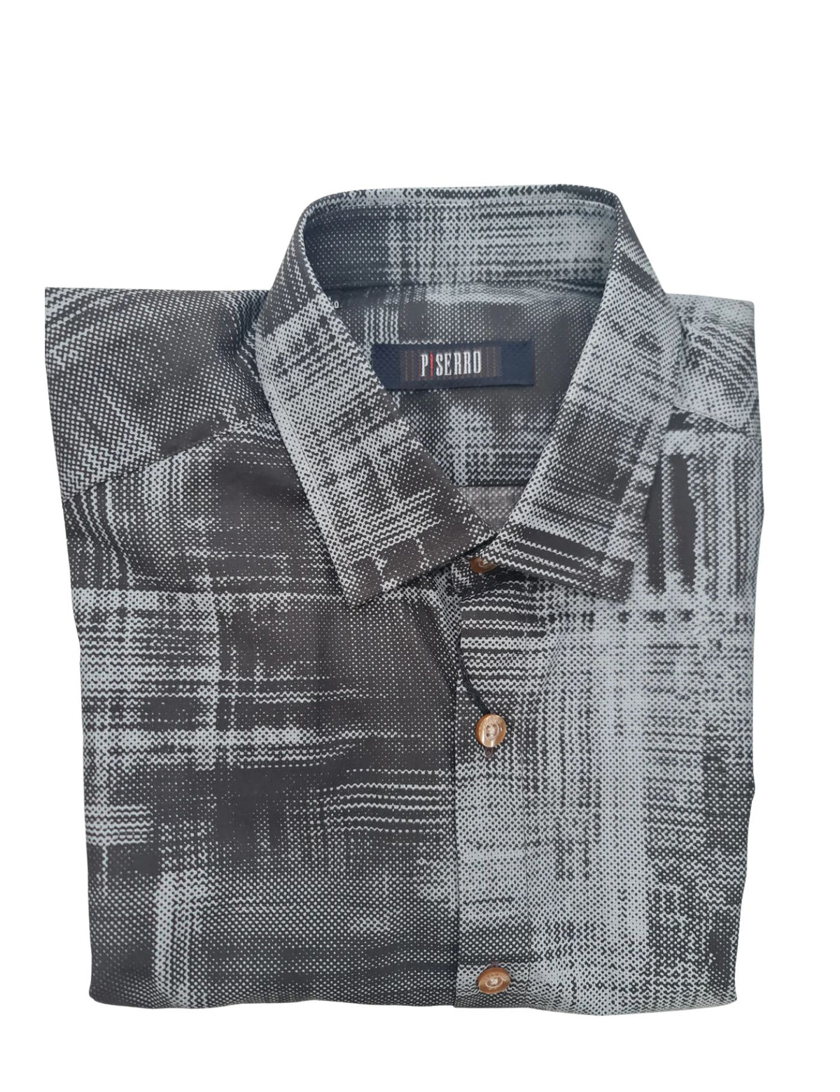 Piserro Men's Patterned Shirt.(FFF)