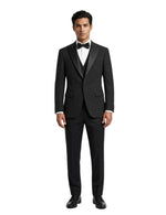 Piserro Men’s Three-Piece Suit + Bow tie.(FFF)