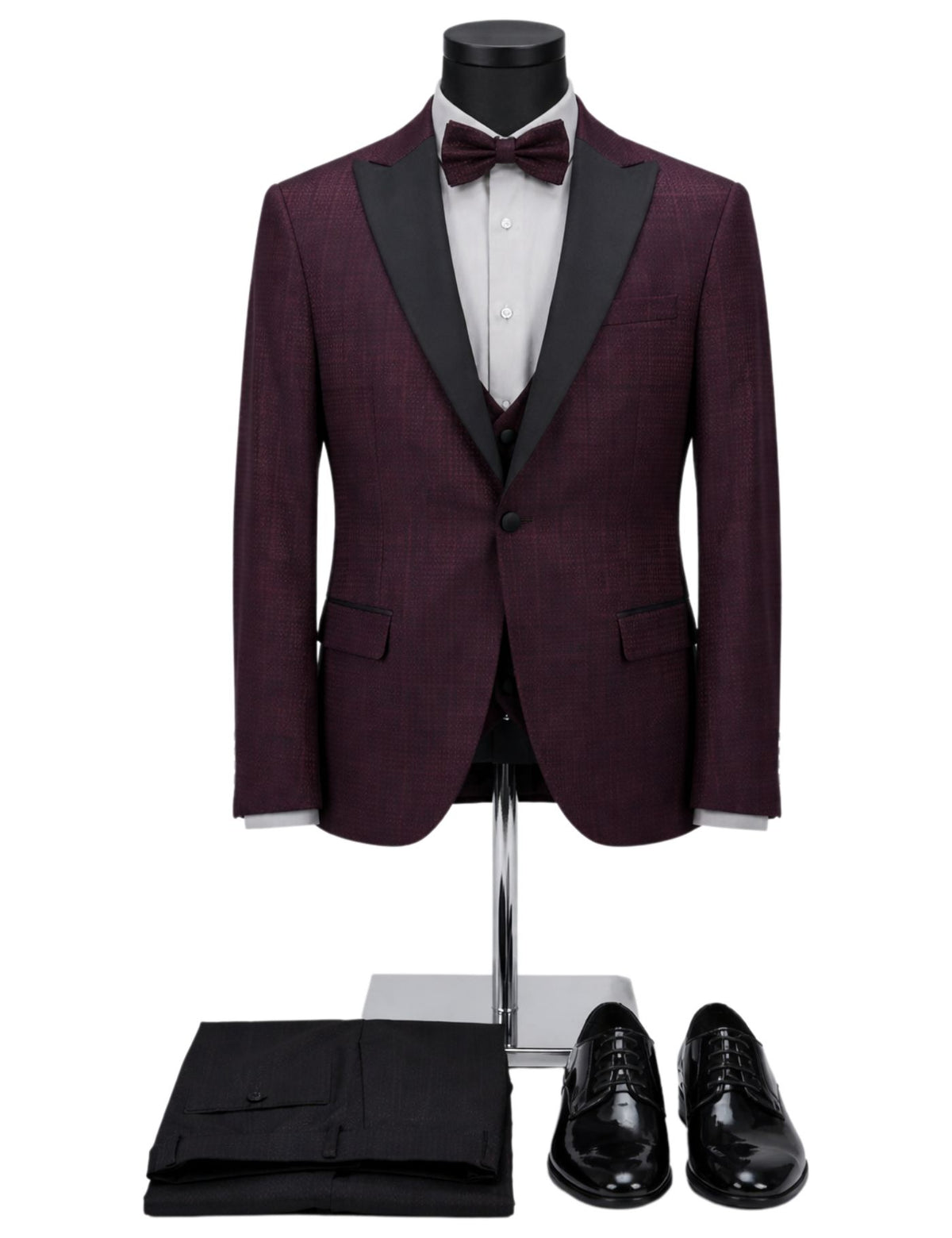 Pissero Men’s Three-Piece Suits + Bow tie.(FFF)