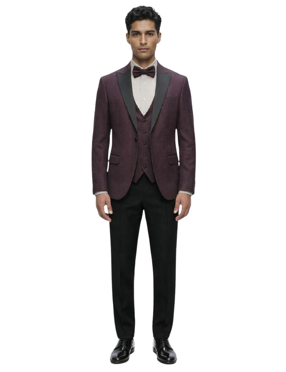Pissero Men’s Three-Piece Suits + Bow tie.(FFF)
