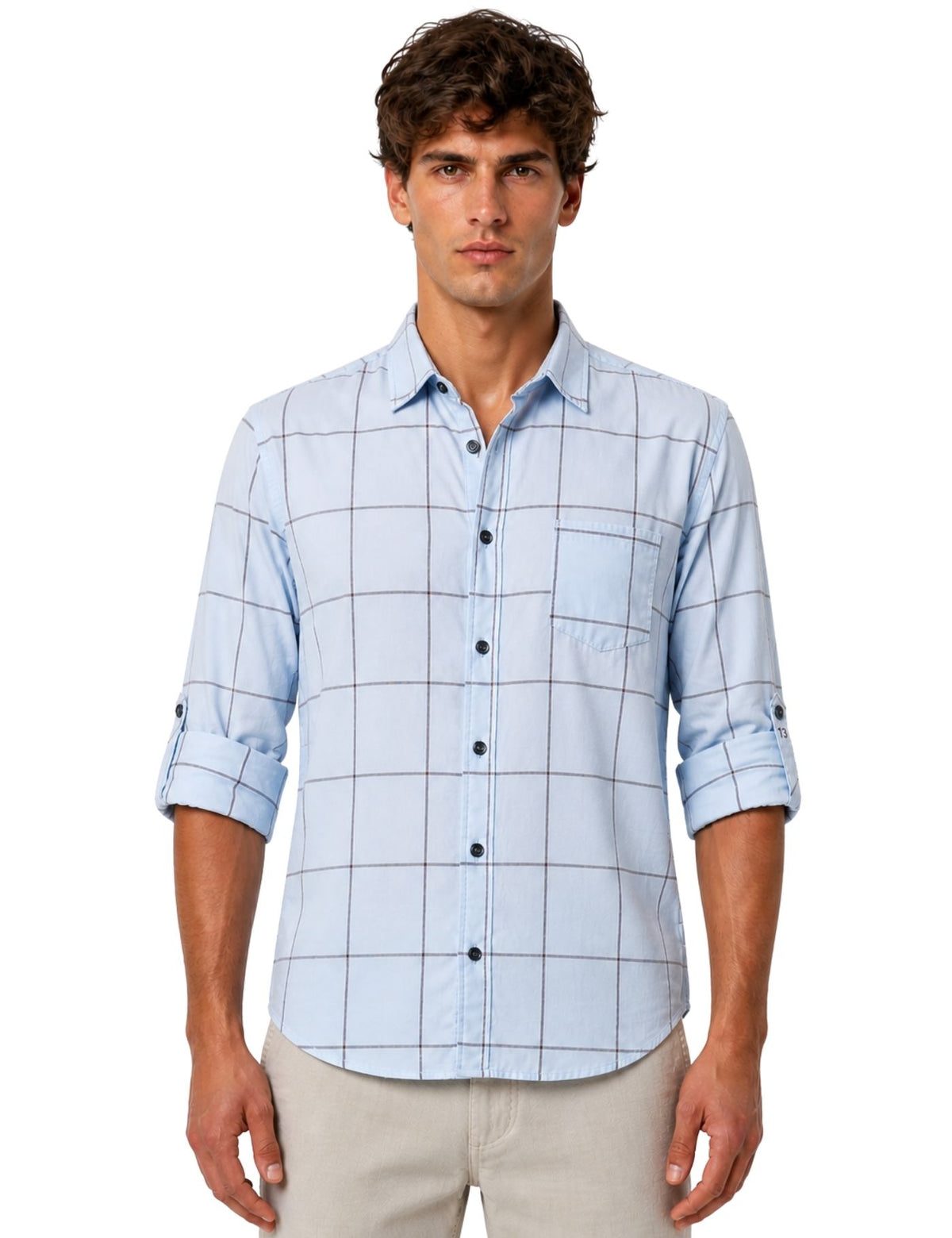 RIV/SD Men’s Sport Shirt.(FFF)