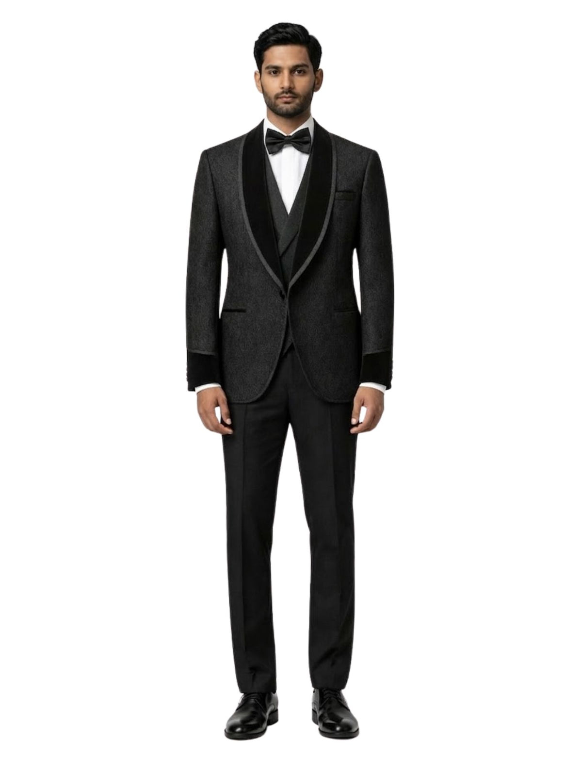 Sartoria Cerimonia Men’s Three-piece Suit + Bow Tie.(FFF)