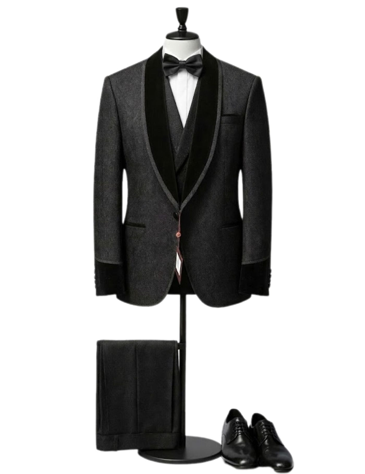 Sartoria Cerimonia Men’s Three-piece Suit + Bow Tie.(FFF)