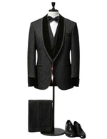 Sartoria Cerimonia Men’s Three-piece Suit + Bow Tie.(FFF)