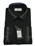 Serpico Men’s Rhinestone Dress Shirt.(FFF)