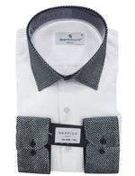 Serpico Men’s Rhinestone Dress Shirt.(FFF)