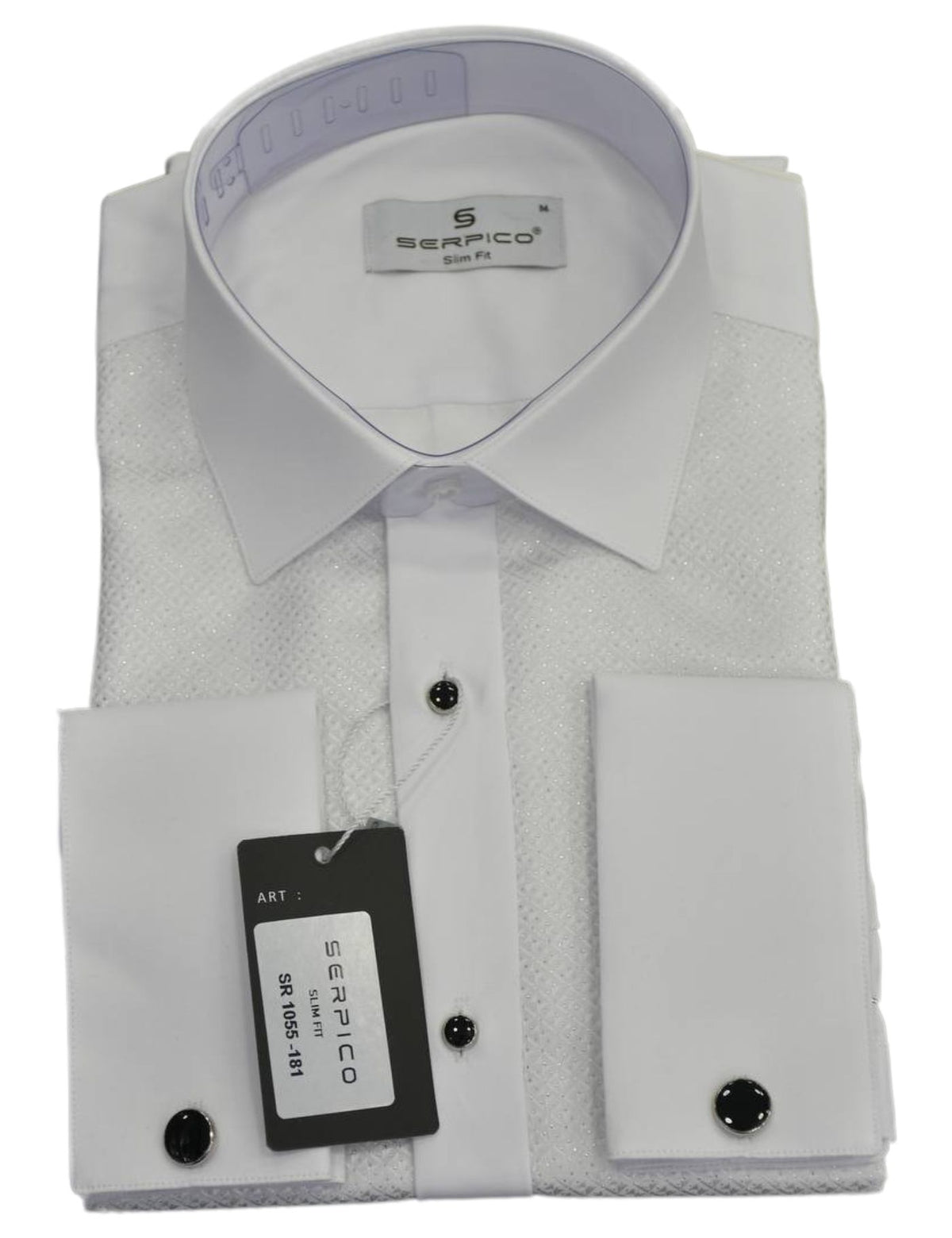 Serpico Men’s Rhinestone Dress Shirt.(FFF)