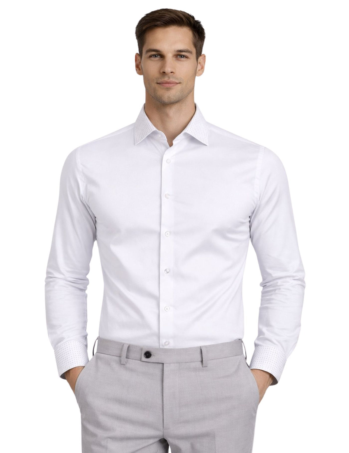 Serpico Men’s Rhinestone Dress Shirt.(FFF)