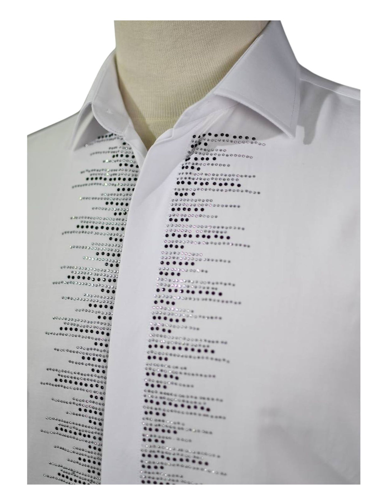 Serpico Men’s Rhinestone Dress Shirt.(FFF)
