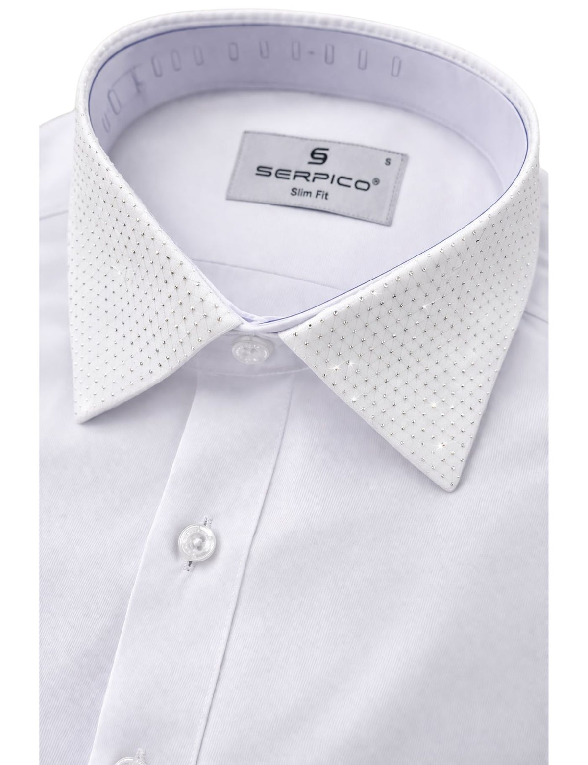 Serpico Men’s Rhinestone Dress Shirt.(FFF)