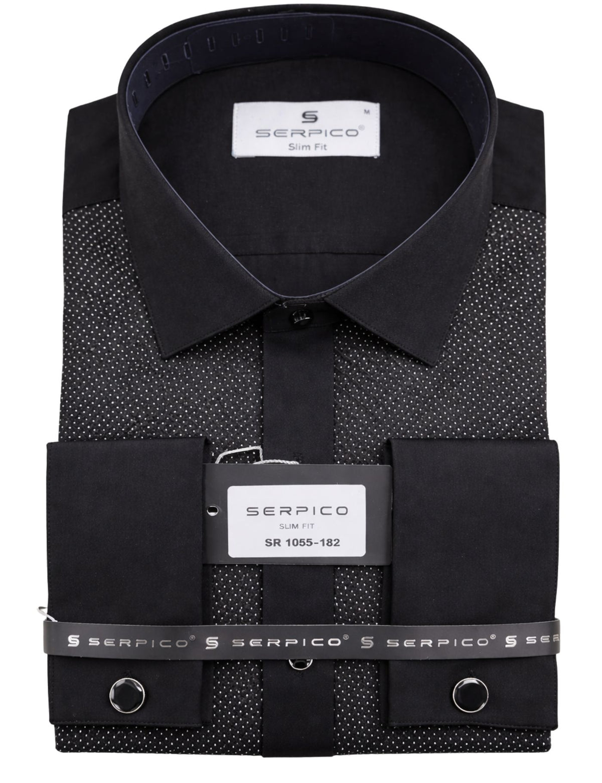 Serpico Men’s Rhinestone Dress Shirt.(FFF)
