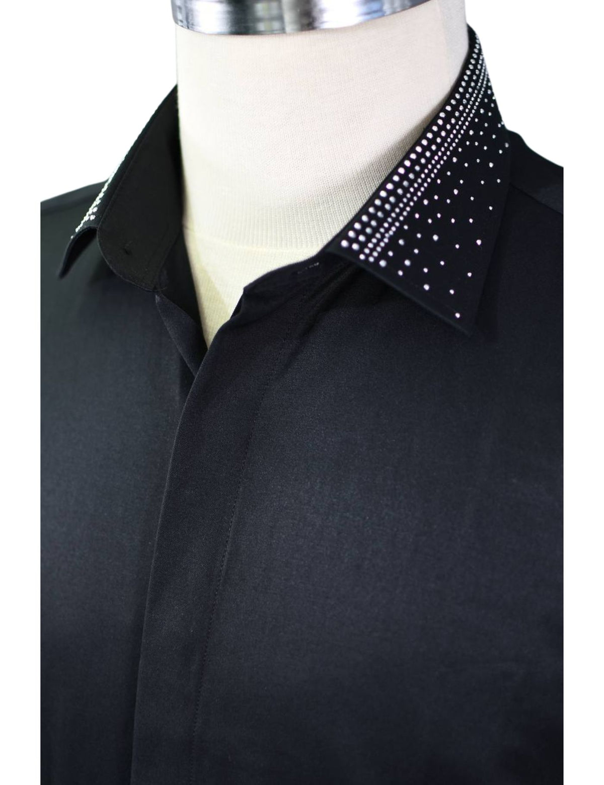 Serpico Men’s Rhinestone Dress Shirt.(FFF)