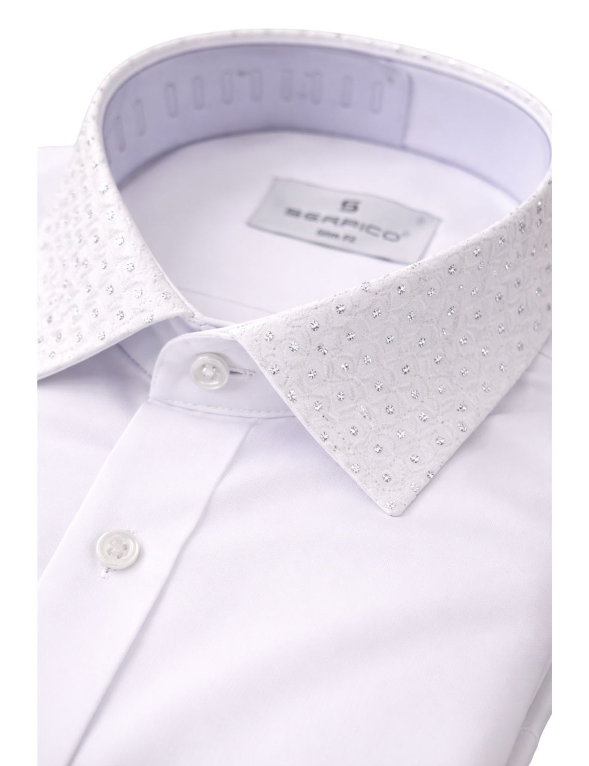 Serpico Men’s Rhinestone Dress Shirt.(FFF)