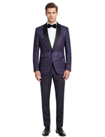 Piserro Men’s Three-Piece Suit + Bow tie