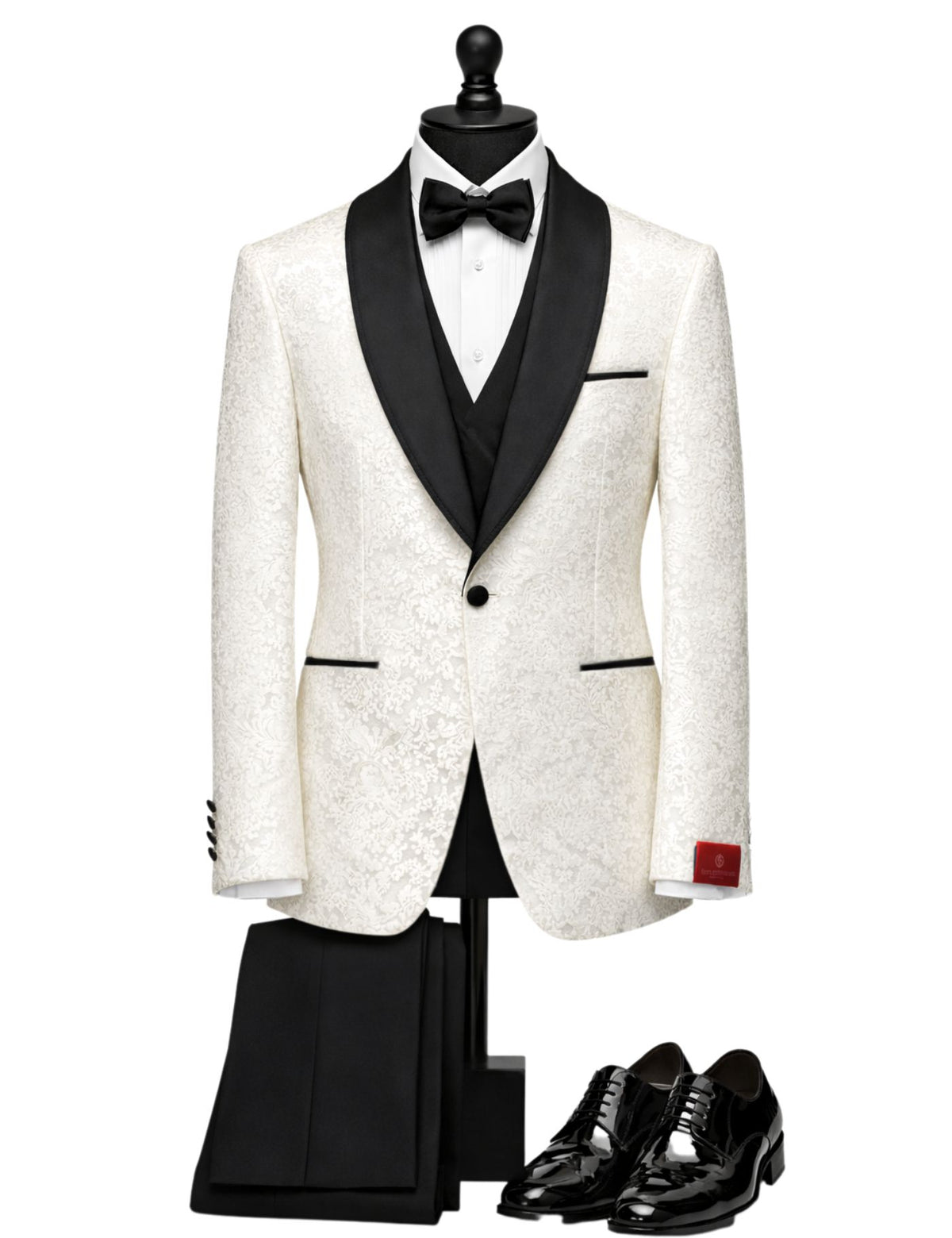 Suit Sartoria Men’s Three-Piece Suit + Bow tie.(FFF)