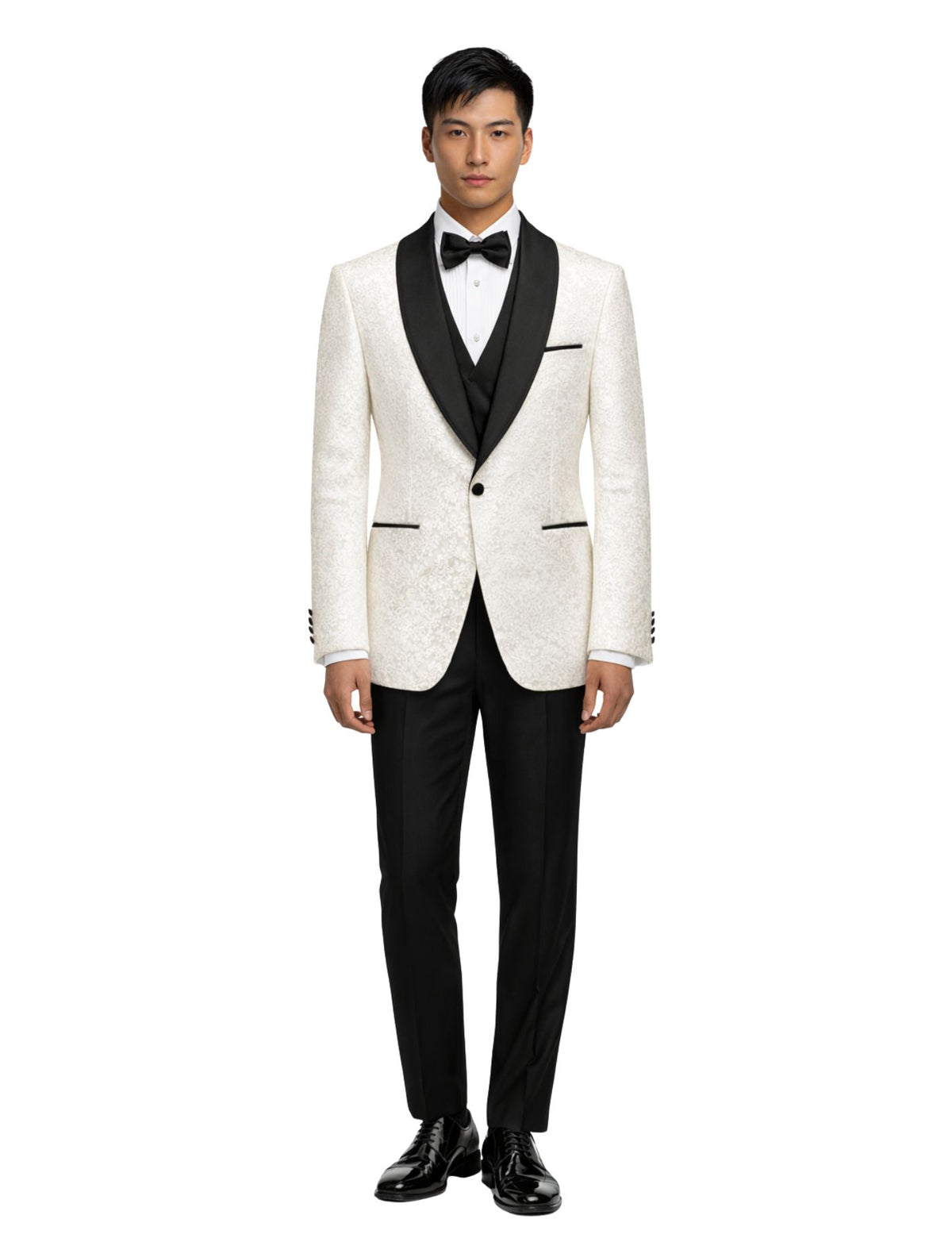 Suit Sartoria Men’s Three-Piece Suit + Bow tie.(FFF)