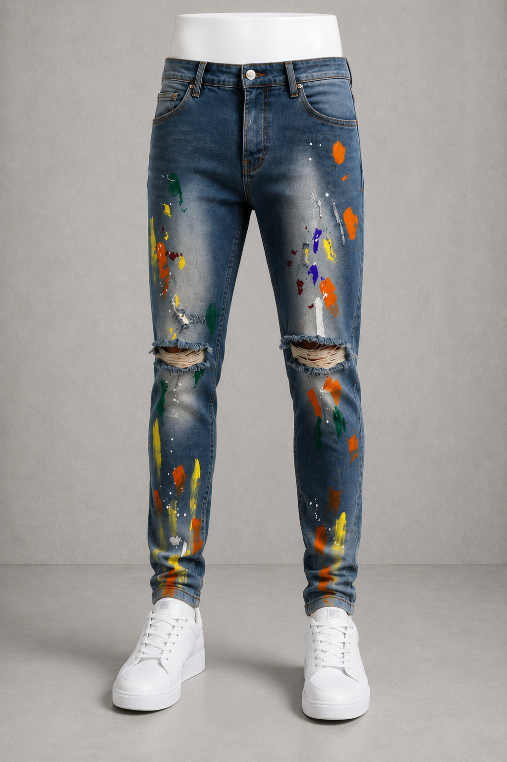 2YDNM Skinny Fit Jeans Pants.(FFFF)