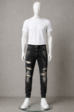 2Y Premium Patched Jeans Pant.(FFFF)