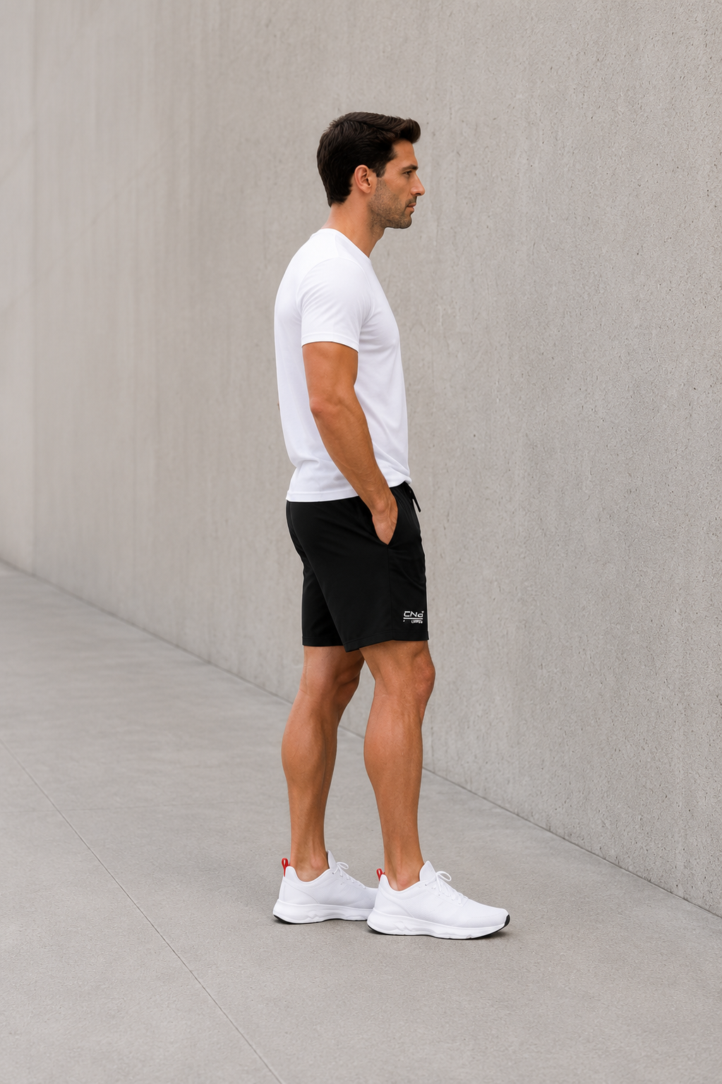 Men’s Denim Drawstring Shorts.(FFFF)