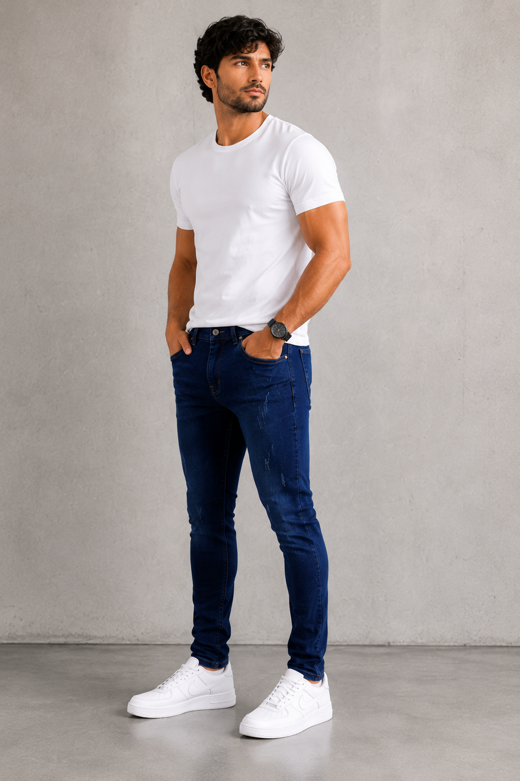 DNM Jeans Pants.(FFFF)