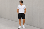 Men’s Denim Drawstring Shorts.(FFFF)