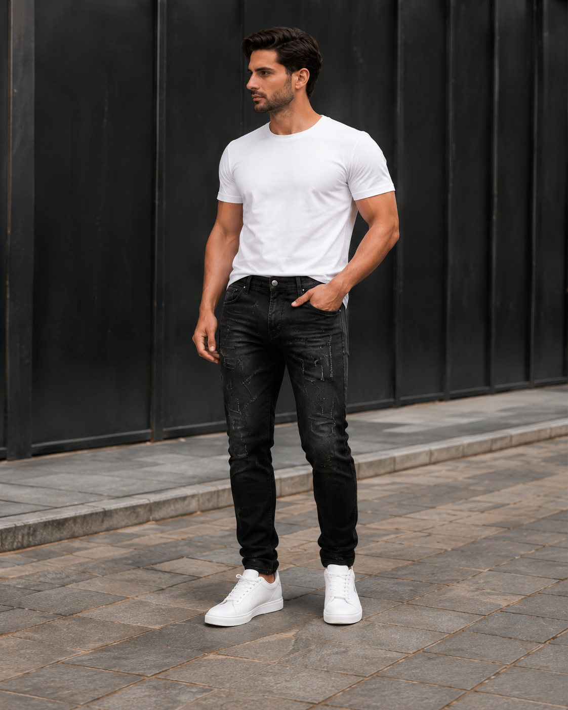Integral denim Jeans Pants.(FFFF)