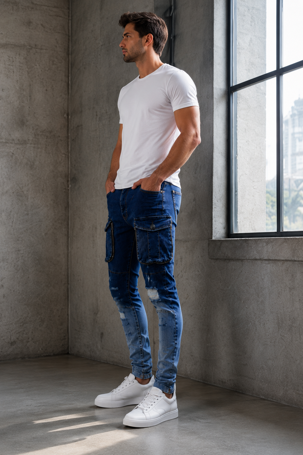DW Skinny Fit Jeans Pants.(FFFF)