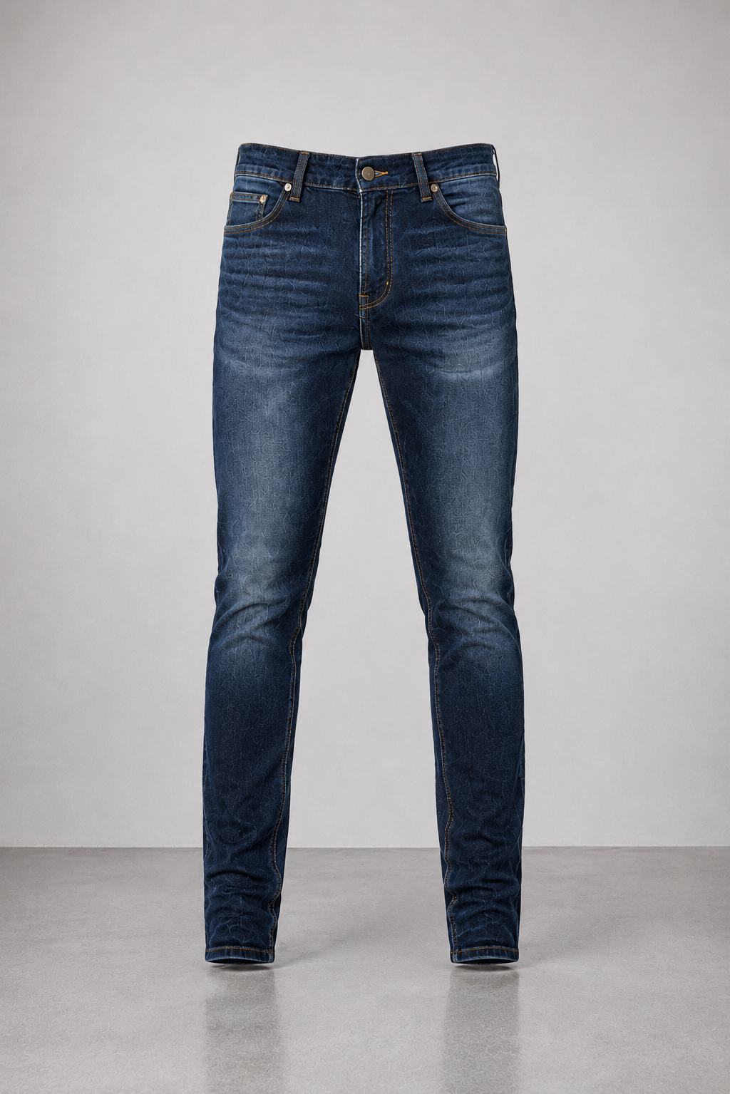 Men’s Fashion Denim Jeans – Indigo Blue.(FFFF)