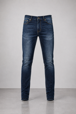Men’s Fashion Denim Jeans – Indigo Blue.(FFFF)