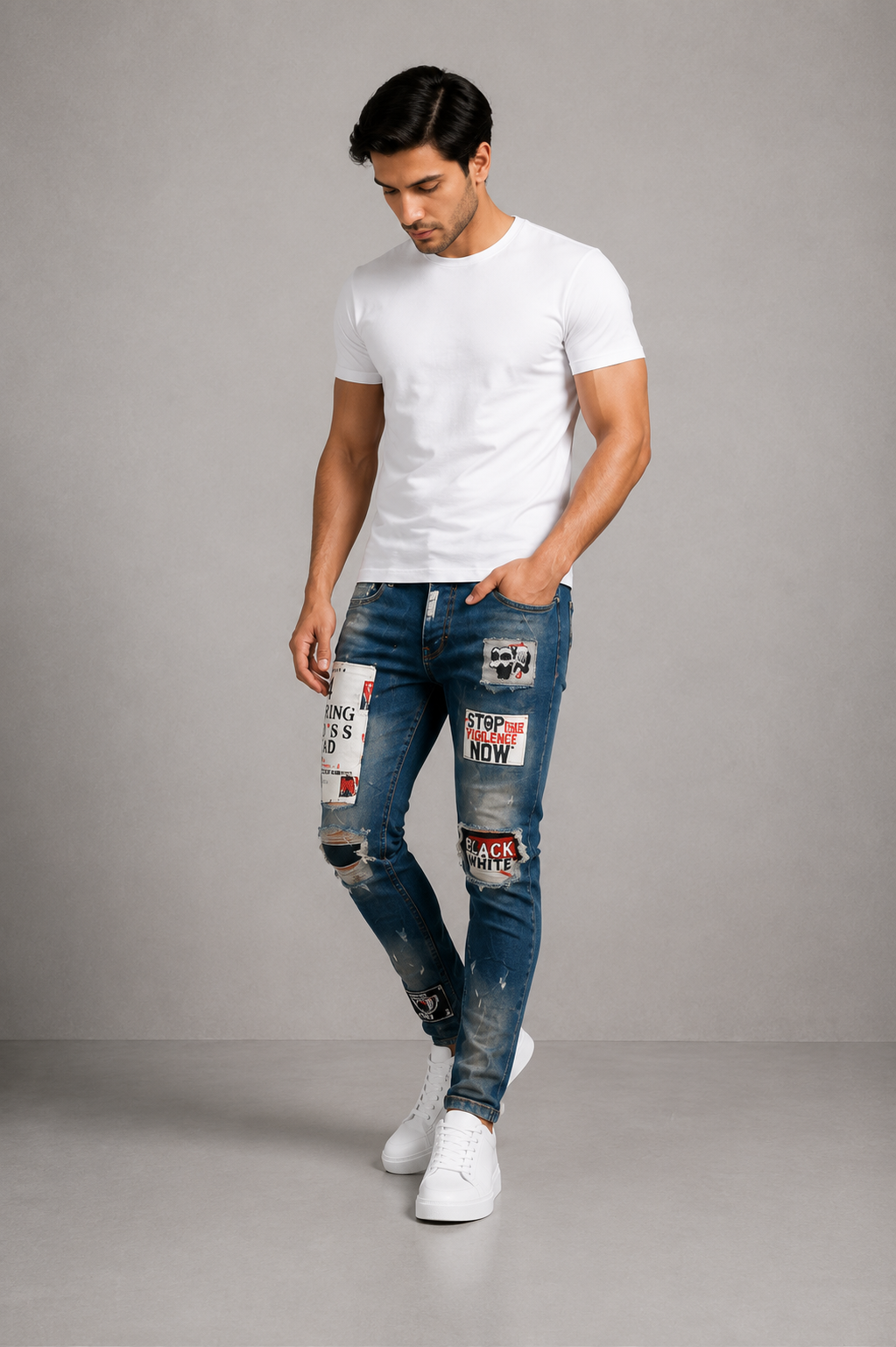DW Skinny Fit Jeans Pants.(FFFF)