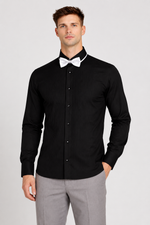 TRELINI Men’s Stripped Dress Shirt.(FFF)
